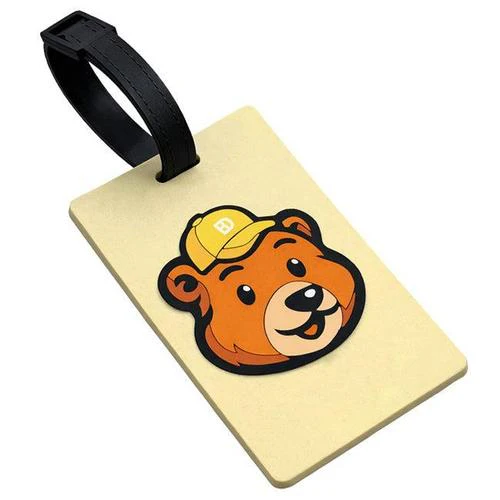 Custom PVC Rubber Luggage Tag – Free Design Proof & Quote