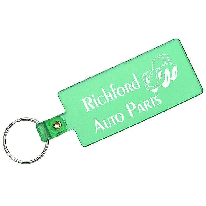 Custom Banner Keychain - Translucent
