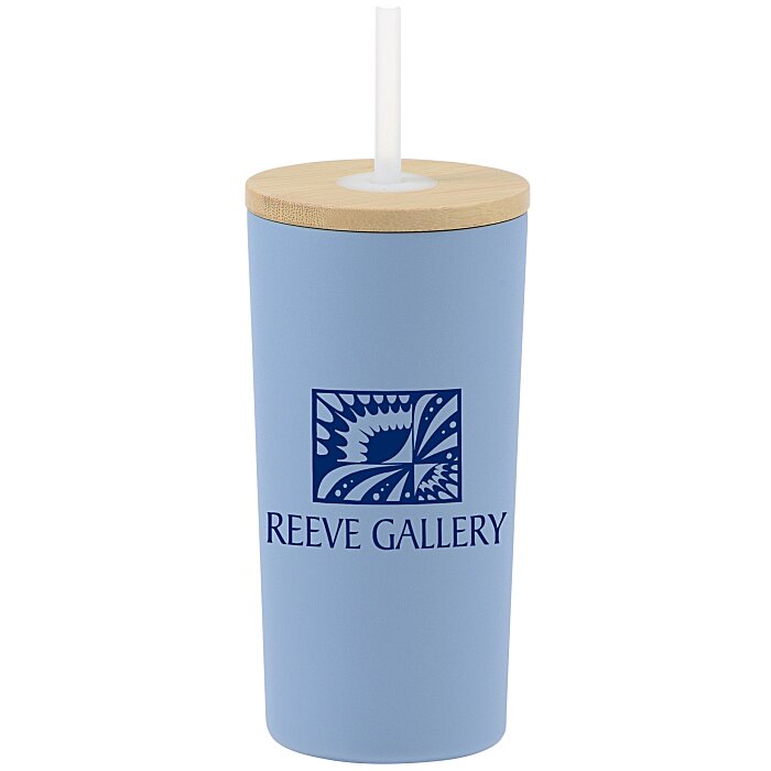 Custom Wren Vacuum Tumbler with Straw - 17 ounces - Closeout