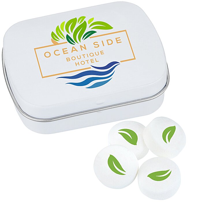 Custom Mint Tin with Imprinted Mints