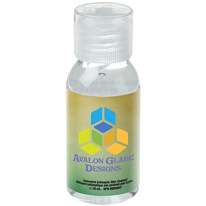 Custom Round Hand Sanitizer - 1 oz