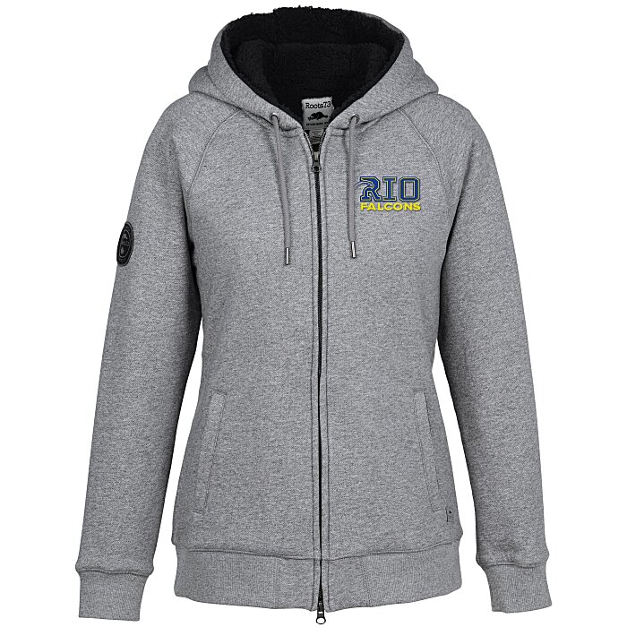 Custom Roots73 Copperbay Sherpa-Lined Full-Zip Hoodie - Ladies'